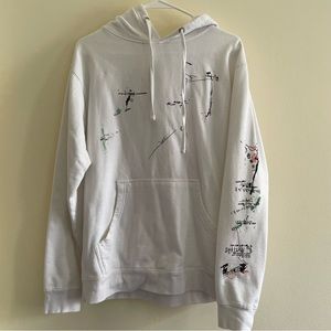 Woosung Official Tour Merch, Genre album white pullover hoodie, size S